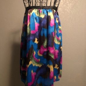 Muti color drape mini